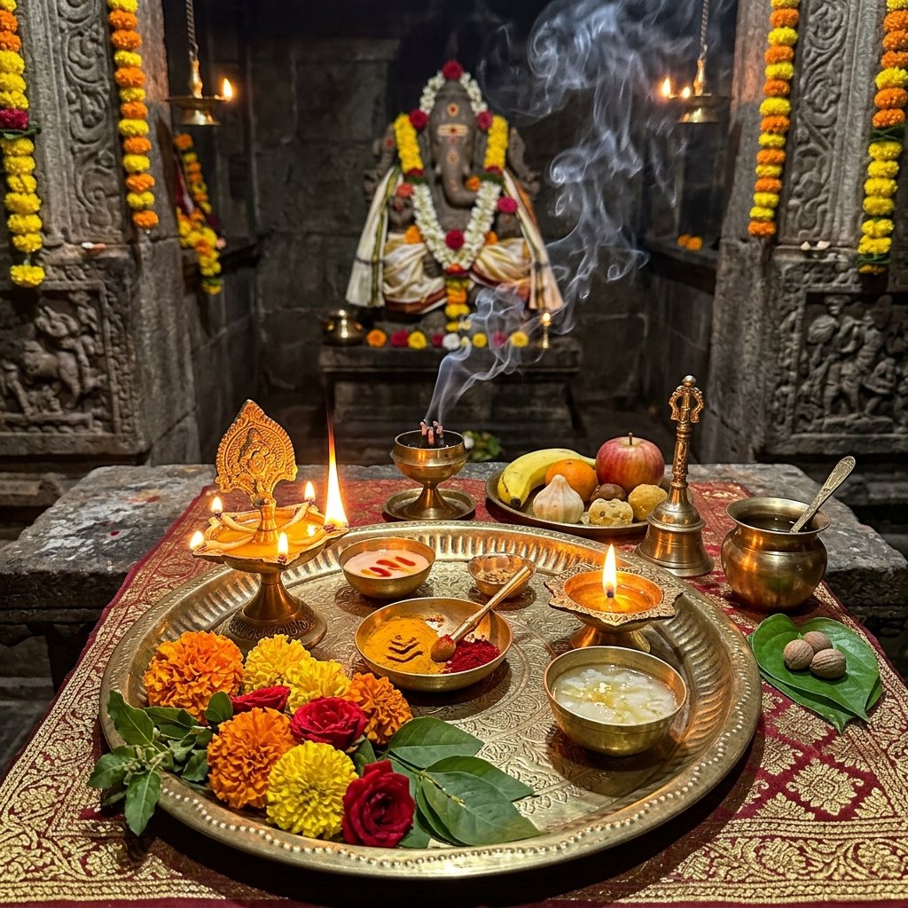 नित्य दैनिक पंचोपचार पूजा विधि (घर पर)